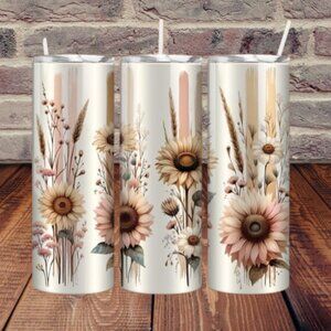 Boho Sunflower Tumbler